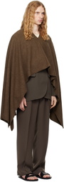 RAINMAKER KYOTO Brown Stole Poncho