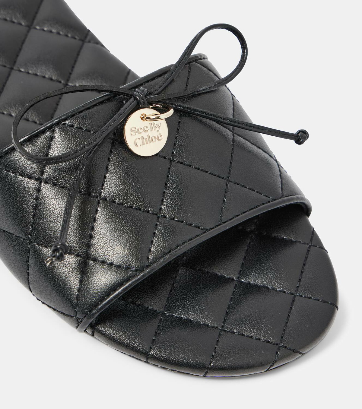 See By Chloé Jodie leather slides