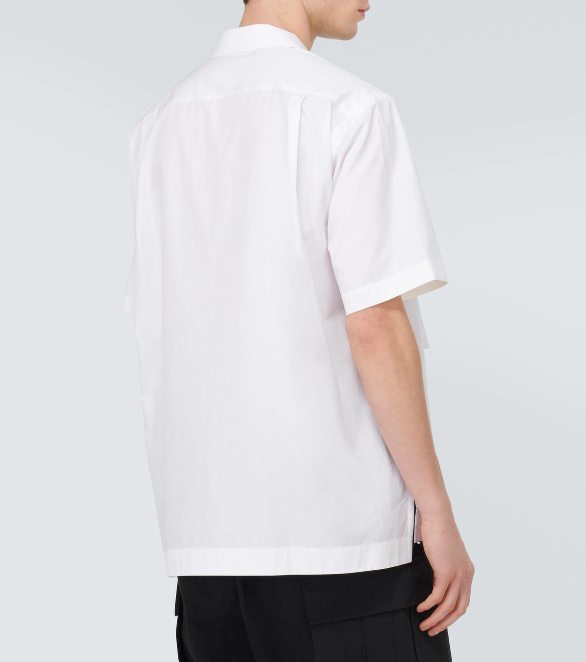 トップス sacai Thomas Mason Cotton Poplin Shirt 3 Sacai Thomas Mason Cotton Poplin Shirt in Thick Navy Stripes