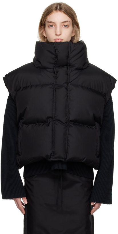 Photo: WARDROBE.NYC Black Puffer Down Vest