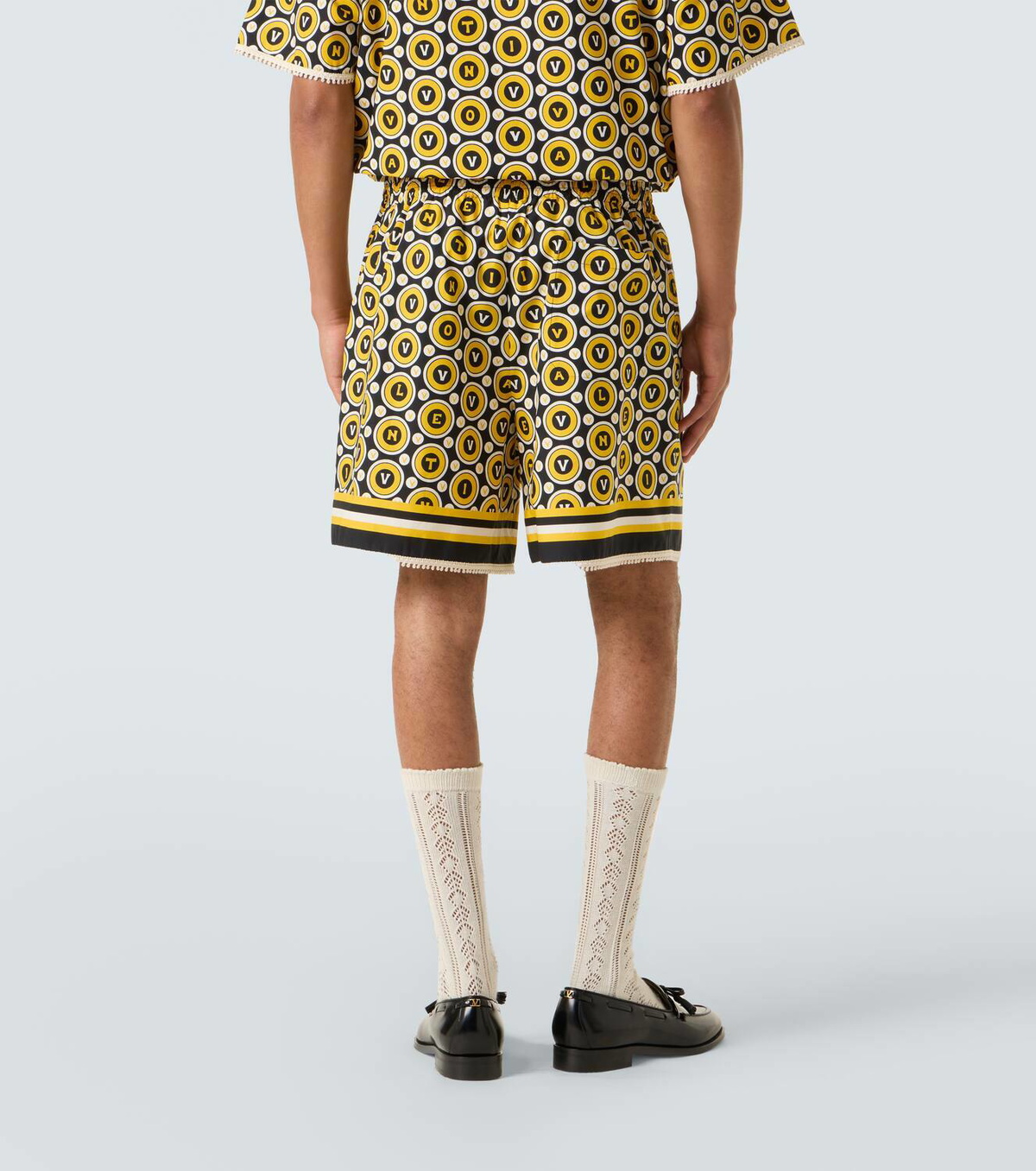 VIP【送料関税込】VALENTINO COTTON SHORTS bg_4889008_100189_m