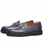 Vinnys Men's VINNY's x Soulland Palace Loafer in Midnight Blue Leather