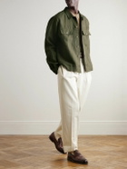Kingsman - Valstar Linen Shirt Jacket - Green