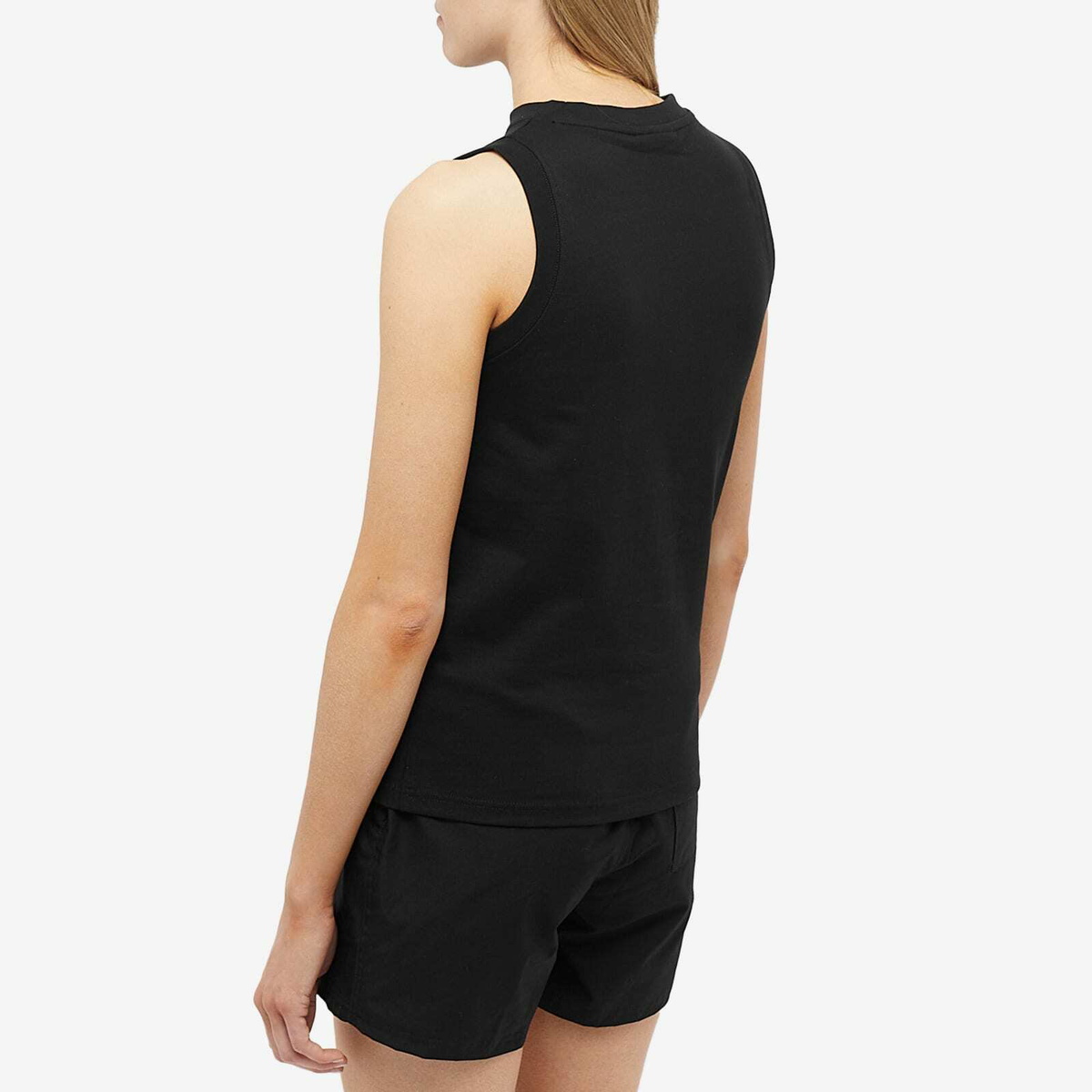 WAWWA Womens Crew Neck Vest in Black