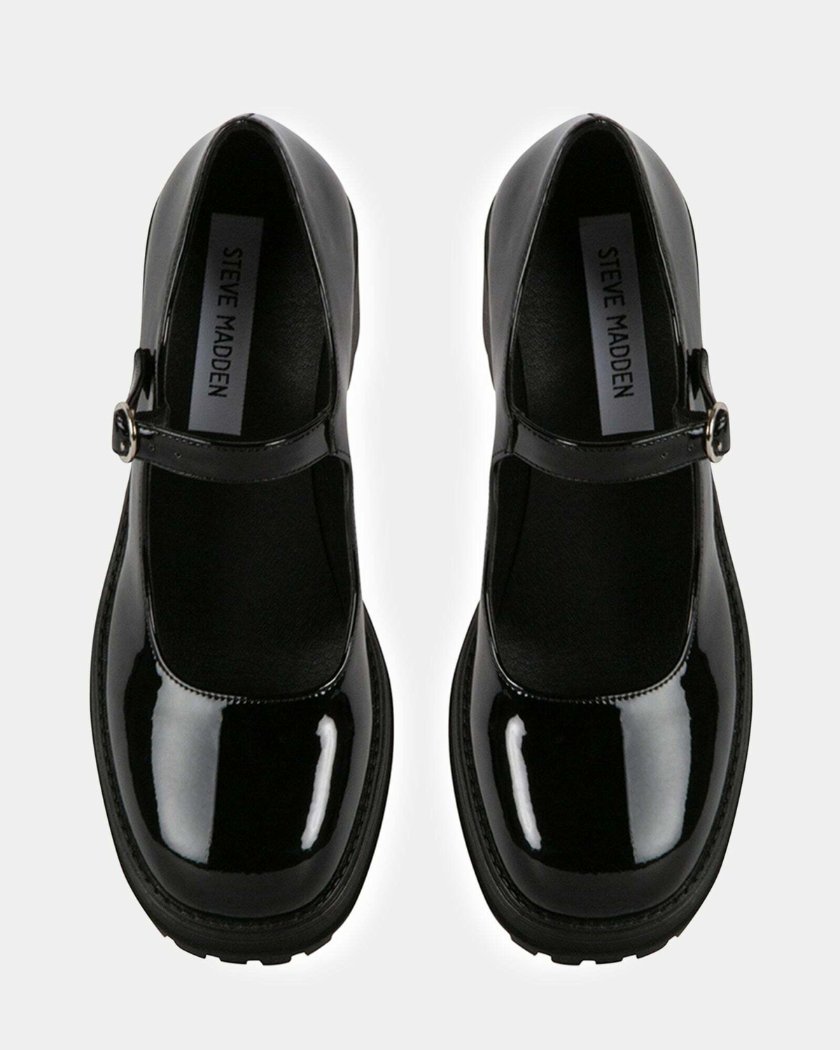 Steve Madden Translte Flats in Black Patent