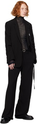 Ann Demeulemeester Black Bernard Blazer