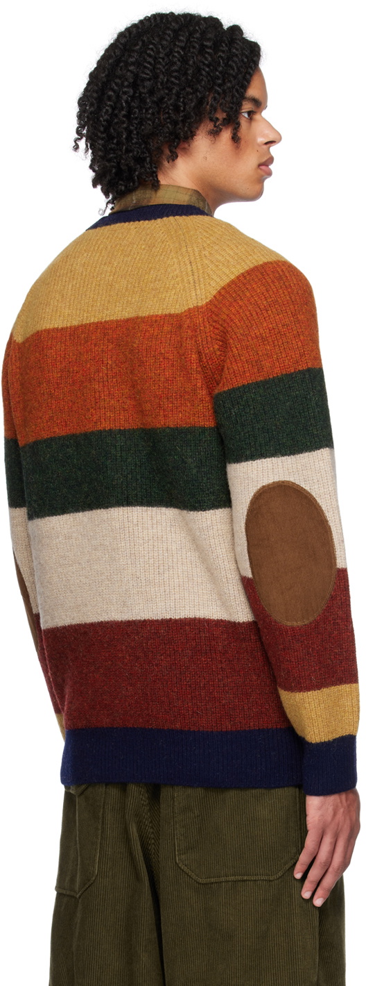 BEAMS PLUS Multicolor Stripe Sweater Beams Plus