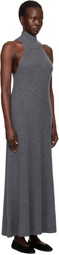 LISA YANG Gray Amannda Maxi Dress