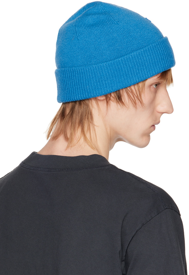 Acne Studios Blue Patch Beanie Acne Studios