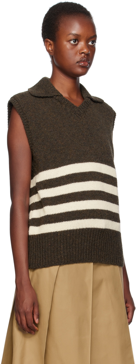 Cawley Brown Violet Vest
