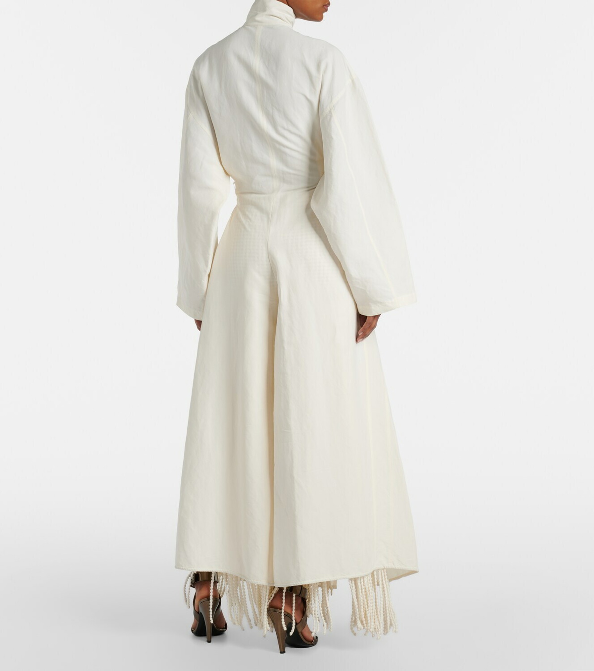 Alaïa Trompe l’œil wide-leg pants