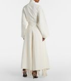 Alaïa Trompe l’œil wide-leg pants
