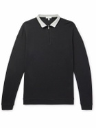 Peter Millar - Crown Cotton-Blend Jersey Half-Zip Sweatshirt - Black