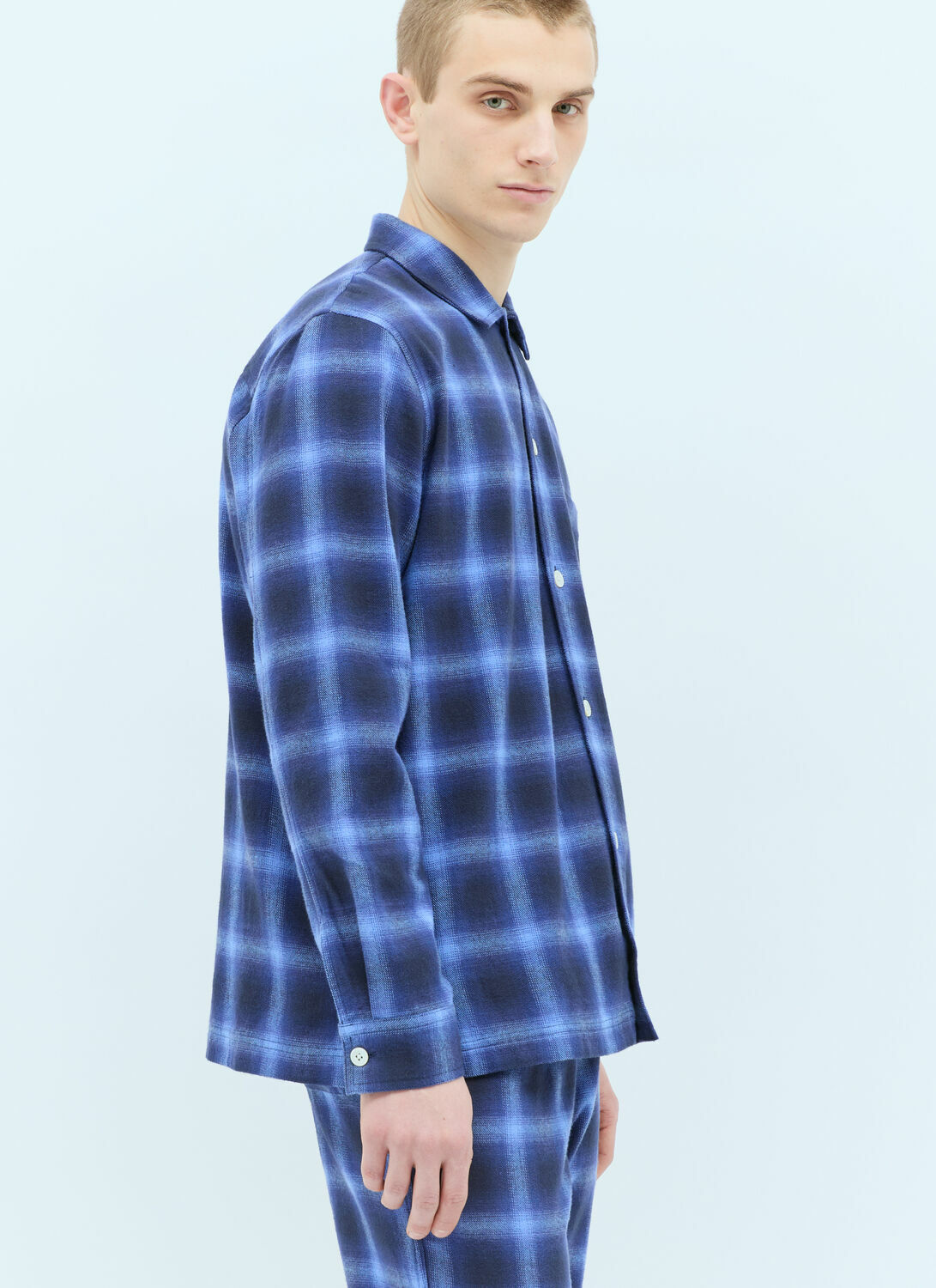Tekla Plaid Pyjama Shirt