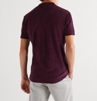 Orlebar Brown - 007 Ryder Cotton-Terry Polo Shirt - Purple