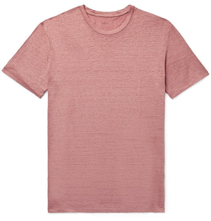 Photo: Altea - Slub Linen T-Shirt - Pink