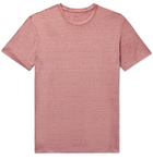 Altea - Slub Linen T-Shirt - Pink