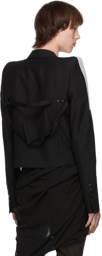 Rick Owens Black Trapunto Neue Blazer