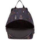 Fendi Blue Super Bugs Backpack