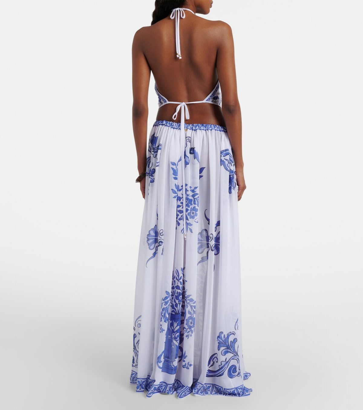 Bananhot Riley printed cotton maxi dress