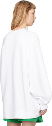 HALFBOY White Patch Sweatshirt