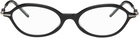 BONNIE CLYDE Black & Silver Nisa Glasses