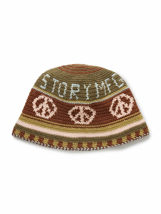 Photo: Story Mfg. - Brew Crocheted Organic Cotton Bucket Hat