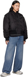 Han Kjobenhavn Black Oversized Padded Bomber Jacket