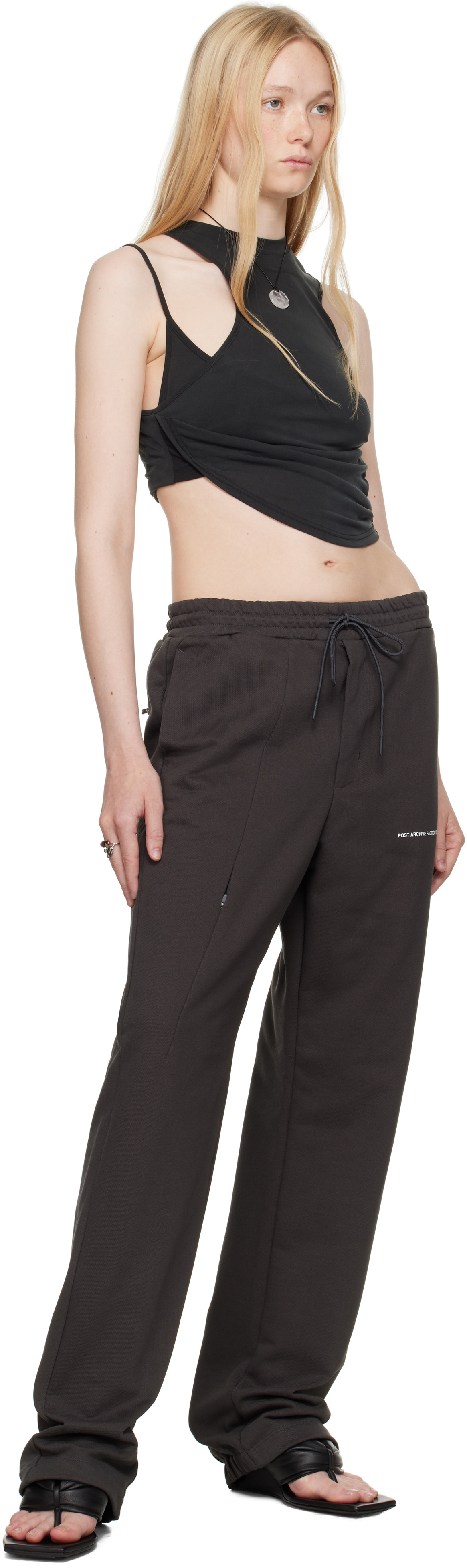 POST ARCHIVE FACTION (PAF) Gray 8.0 Right Lounge Pants