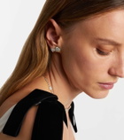 Kamyen 18kt white gold earrings with enamel and diamonds