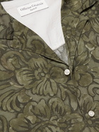 OFFICINE GÉNÉRALE - Eren Camp-Collar Printed Voile Shirt - Green