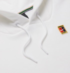 Nike Tennis - Logo-Appliquéd Loopback Cotton-Jersey Hoodie - White