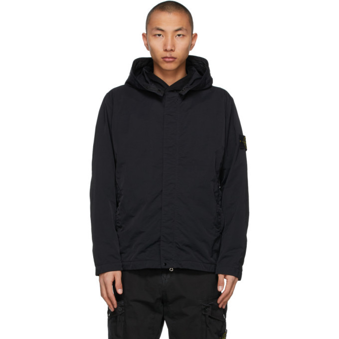 Photo: Stone Island Black Nylon Batavia-TC Jacket