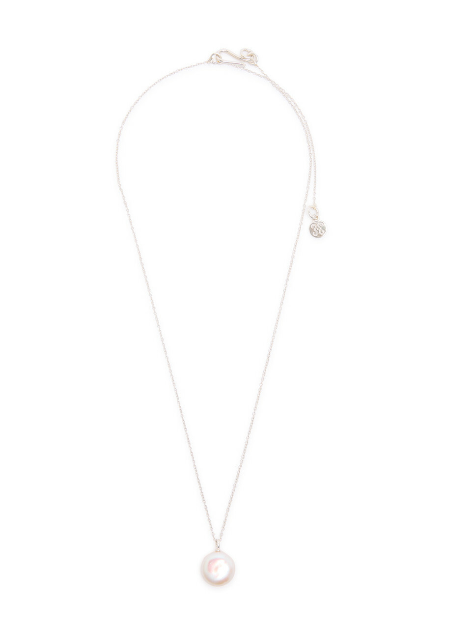Sapir Bachar Pearl Sterling Silver Necklace - One Size
