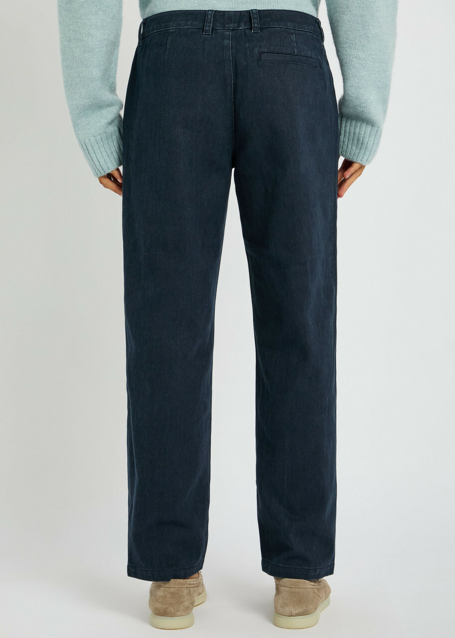 Che Carpenter Twill Trousers Navy