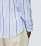 Etro Striped linen shirt