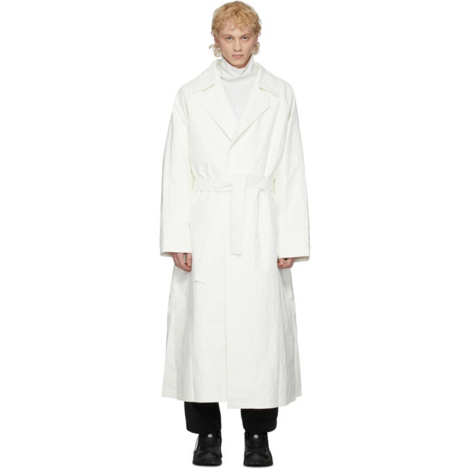 Photo: A. A. Spectrum White Long Trench Coat