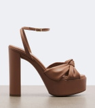 Aquazzura Cupid leather platform sandals
