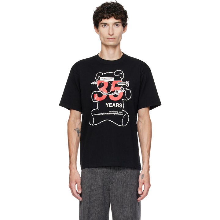 Photo: UNDERCOVER Black UC2F3801 '35 Years' T-shirt