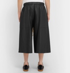 Loewe - Leather Drawstring Shorts - Black