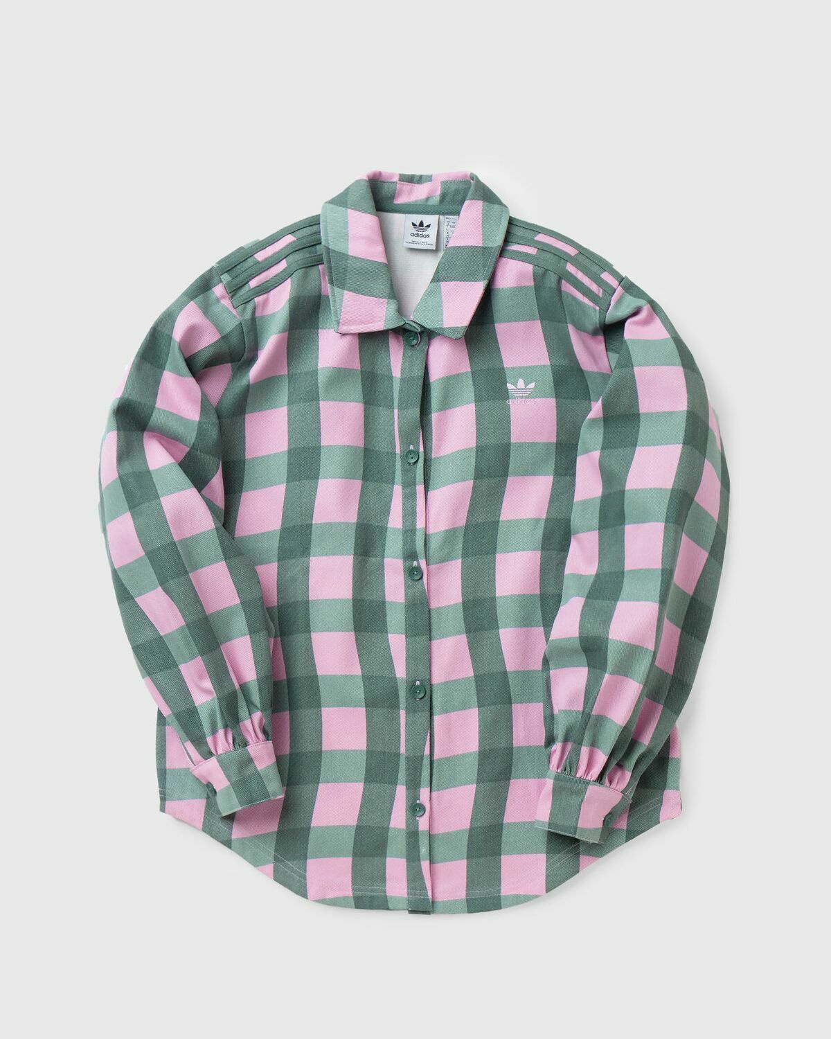 Adidas Wmns Twill Shirt Pink - Womens - Shirts & Blouses