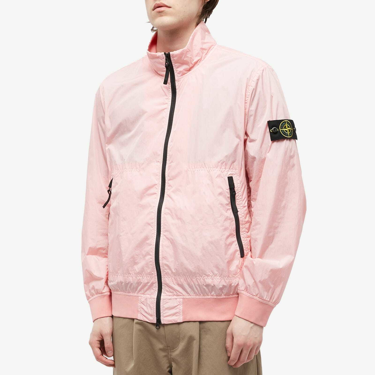 Stone island crinkle reps ny jacket rosa online