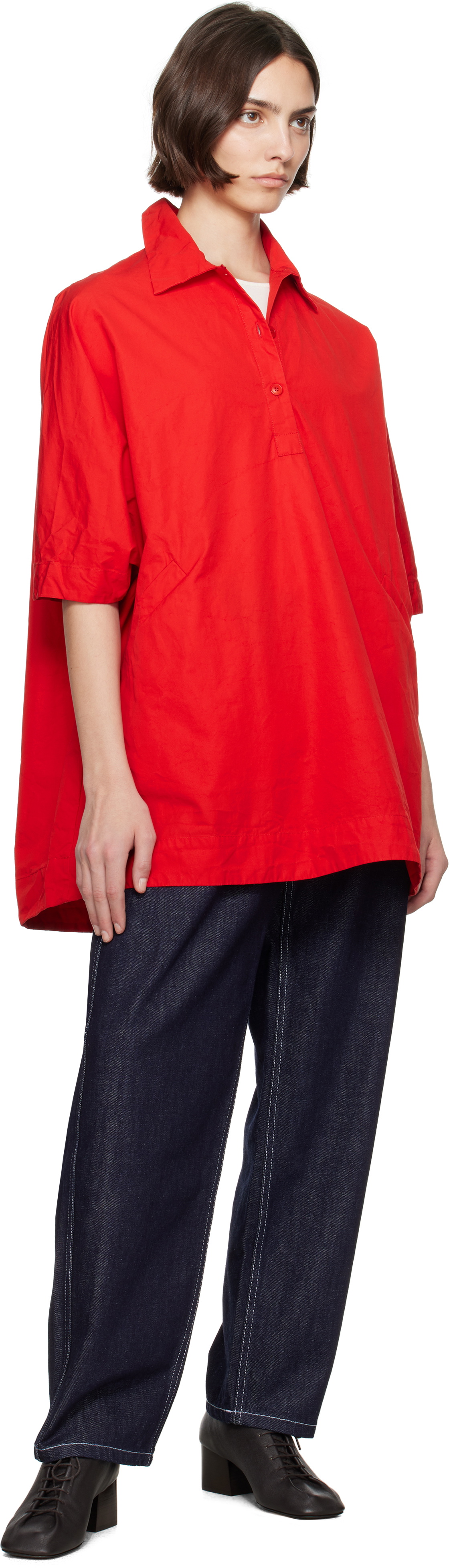 CASEY CASEY Red Tatiana Shirt