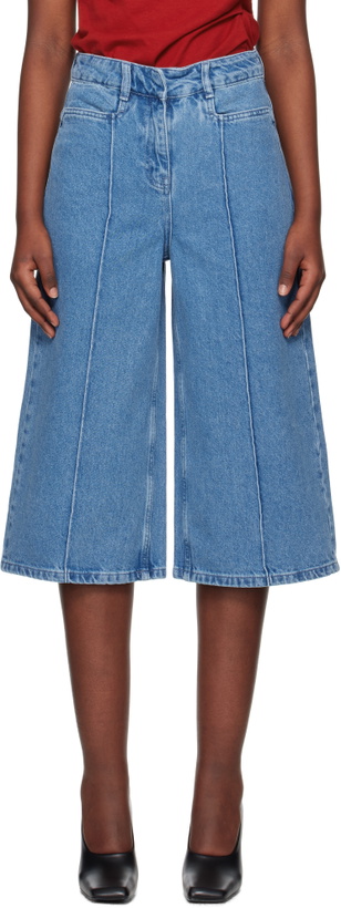 Photo: REMAIN Birger Christensen Blue Culotte Jeans