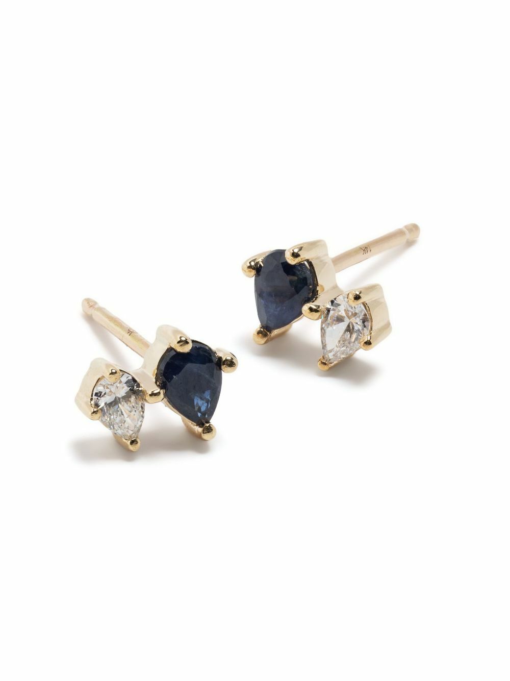 Adina Reyter 14K Yellow Gold Premier Amigos Sapphire And Diamond Earrings