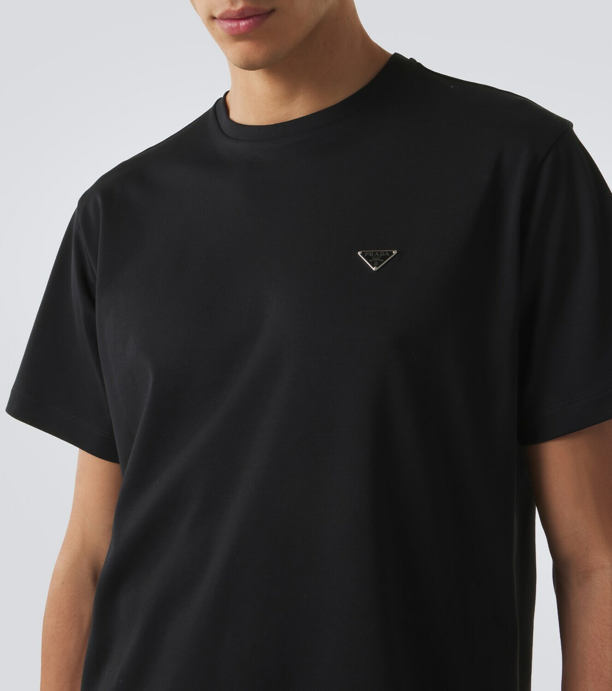 Prada Logo cotton jersey T-shirt