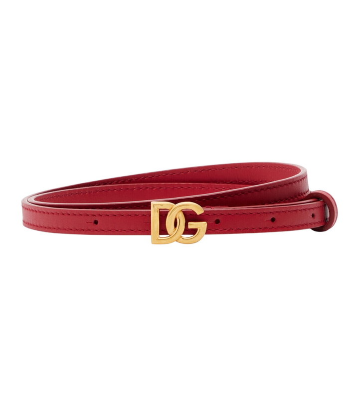 Photo: Dolce&Gabbana DG leather belt