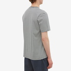 Folk Men's Stripe T-Shirt in Charcoal Ecru