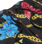 Versace - Short-Length Printed Swim Shorts - Black