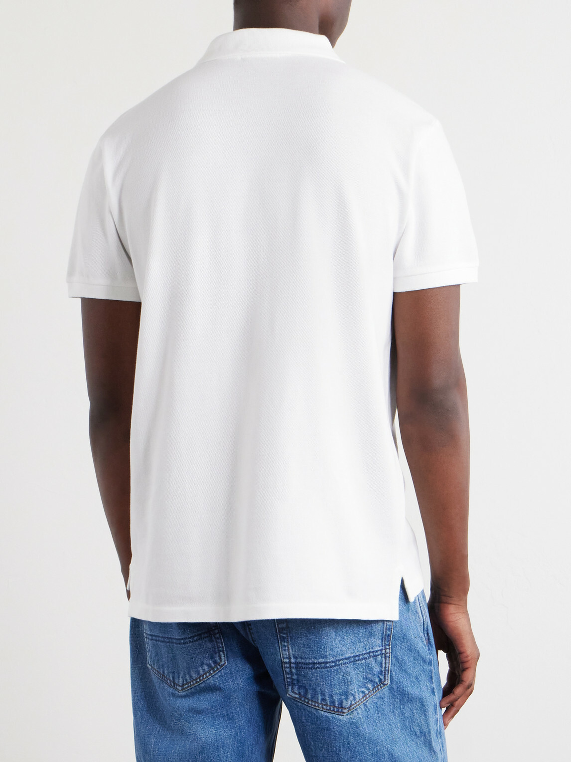 Polo Ralph Lauren - Logo-Embroidered Cotton-Piqué Polo Shirt - White